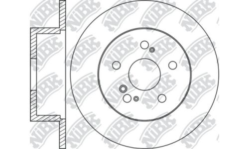 Тормозной диск NiBk, арт. RN1229