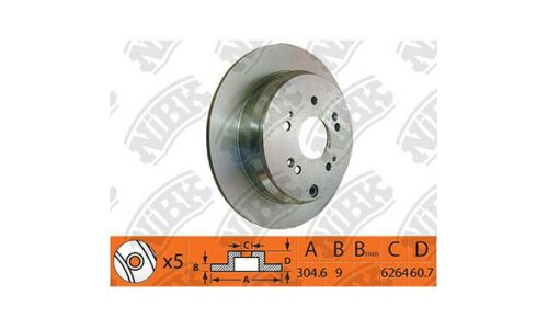 Тормозной диск NiBk, арт. RN1259