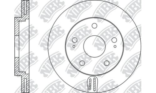 Тормозной диск NiBk, арт. RN1403