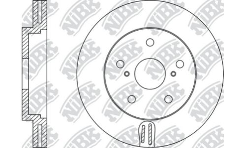 Тормозной диск NiBk, арт. RN1442