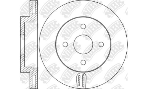 Диск тормозной NiBK