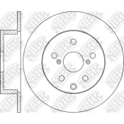 Тормозной диск NiBk, арт. RN1473