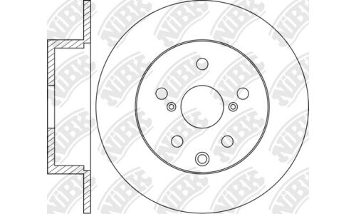 Тормозной диск NiBk, арт. RN1473