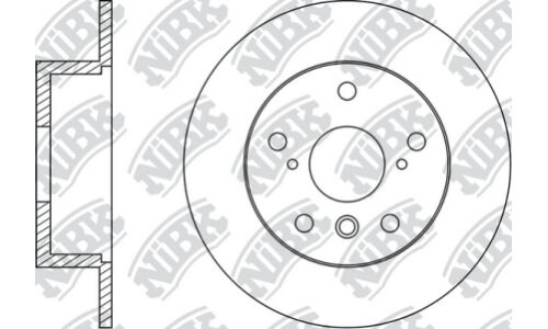 Тормозной диск NiBk, арт. RN1486