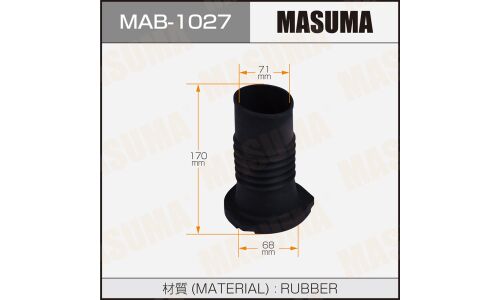 Пыльник амортизатора Masuma, арт. MAB-1027