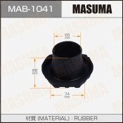 Пыльник амортизатора Masuma, арт. MAB-1041 Пыльник амортизатора Masuma, арт. MAB-1041
