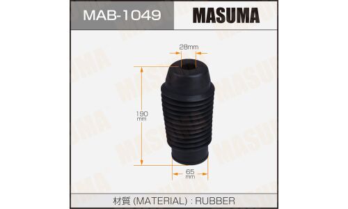 Пыльник амортизатора Masuma, арт. MAB-1049