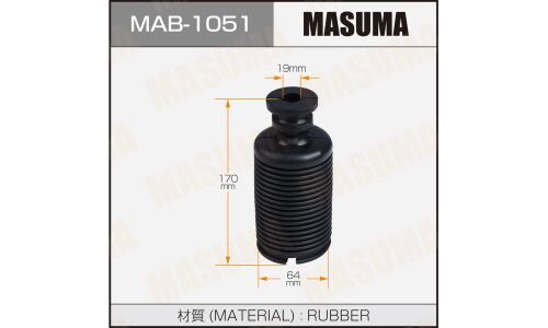 Пыльник-отбойник амортизатора Masuma, арт. MAB-1051