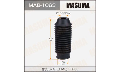 Пыльник амортизатора Masuma, арт. MAB-1063