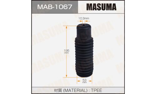 Пыльник амортизатора Masuma, арт. MAB-1067