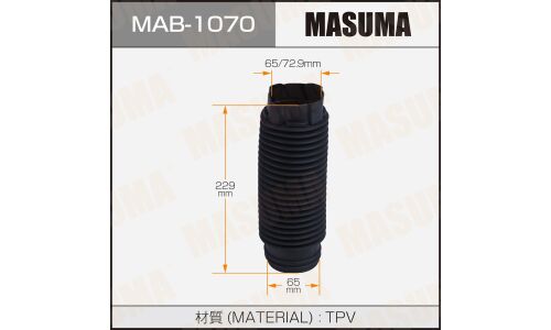 Пыльник амортизатора Masuma, арт. MAB-1070