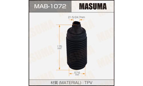 Пыльник амортизатора Masuma, арт. MAB-1072