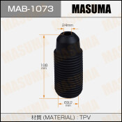 Пыльник амортизатора Masuma, арт. MAB-1073 Пыльник амортизатора Masuma, арт. MAB-1073