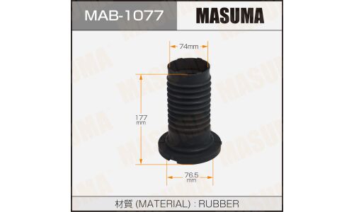 Пыльник амортизатора Masuma, арт. MAB-1077