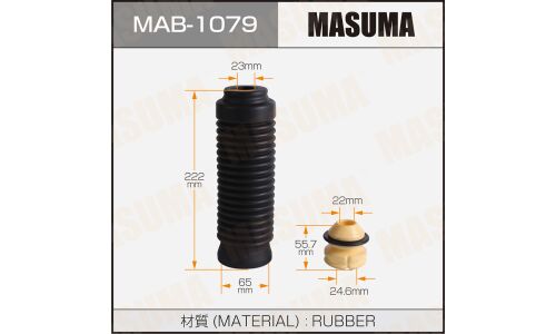 Пыльник амортизатора Masuma, арт. MAB-1079