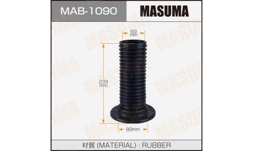 Пыльник амортизатора Masuma, арт. MAB-1090