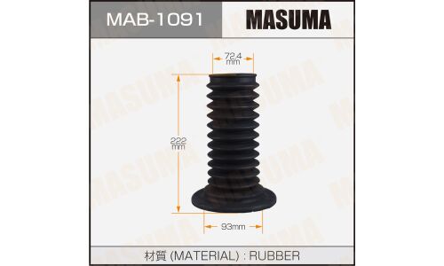 Пыльник амортизатора Masuma, арт. MAB-1091