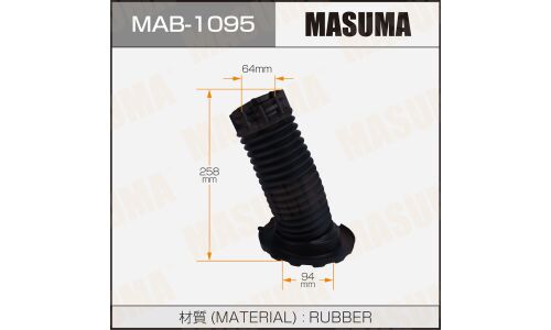 Пыльник амортизатора Masuma, арт. MAB-1095