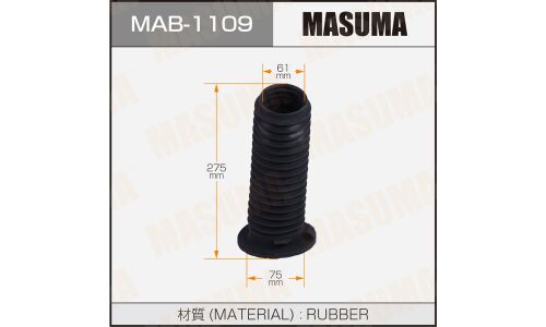 Пыльник амортизатора Masuma, арт. MAB-1109