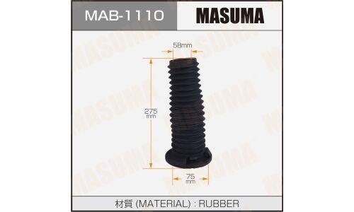 Пыльник амортизатора Masuma, арт. MAB-1110