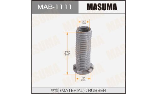 Пыльник амортизатора Masuma, арт. MAB-1111