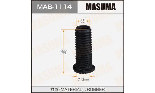 Пыльник амортизатора Masuma, арт. MAB-1114