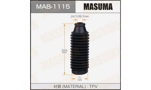 Пыльник амортизатора Masuma, арт. MAB-1115