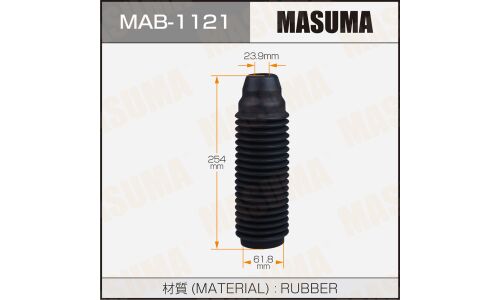 Пыльник амортизатора Masuma, арт. MAB-1121