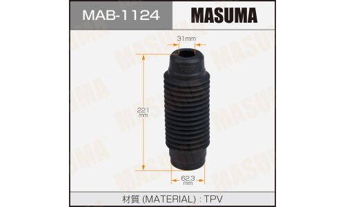 Пыльник амортизатора Masuma, арт. MAB-1124