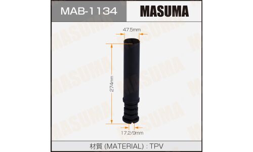 Пыльник-отбойник амортизатора Masuma, арт. MAB-1134