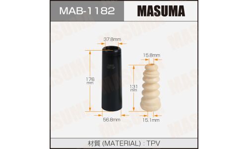 Пыльник стоек MASUMA (пластик)