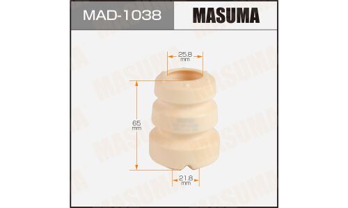 Отбойник амортизаторов MASUMA, 21.8x25.8x65, TOYOTA PRIUS / ZVW50