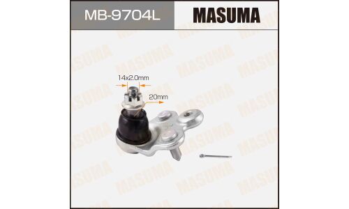 Опора шаровая Masuma, передняя, нижняя, для Honda Civic, арт. MB-9704L