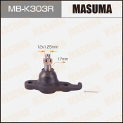 Опора шаровая Masuma, правая, арт. MB-K303R