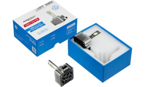 Лампа светодиодная Avantech LED Bulbs D1S (PK32d-2), 85В, 35Вт, 6500К, комплект 2шт, арт. ALBD1S