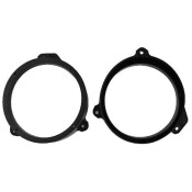 Кольцо переходное (подиум) под динамик, для Subaru, Ø16.5см, пластик, 2 шт