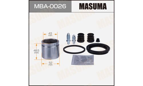 Ремкомплект тормозного суппорта Masuma, с поршнем, передний, арт. MBA-0026