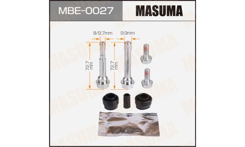 Ремкомплект направляющих тормозного суппорта Masuma, передний, арт. MBE-0027
