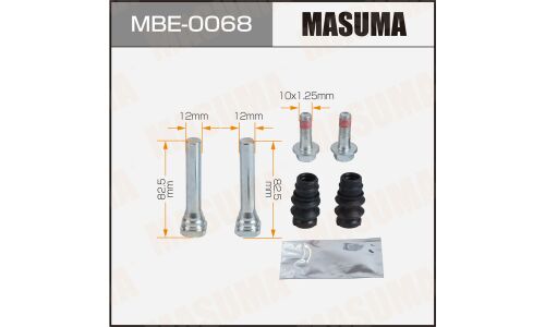 Ремкомплект направляющих тормозного суппорта MASUMA, 812031 front