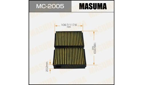 Фильтр салонный Masuma AC-1882, арт. MC-2005