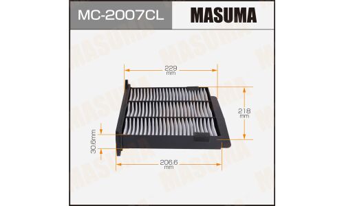 Фильтр салонный Masuma угольный, арт. MC-2007CL