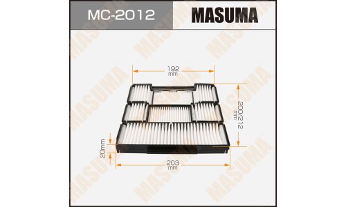Фильтр салонный Masuma, арт. MC-2012