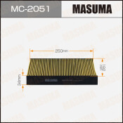 Салонный фильтр MASUMA (1//50)