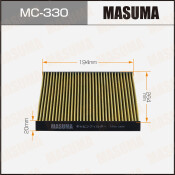 Фильтр салонный Masuma AC-207E, арт. MC- 330