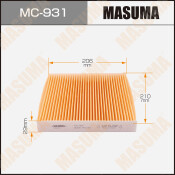Фильтр салонный Masuma AC-808E, арт. MC-931