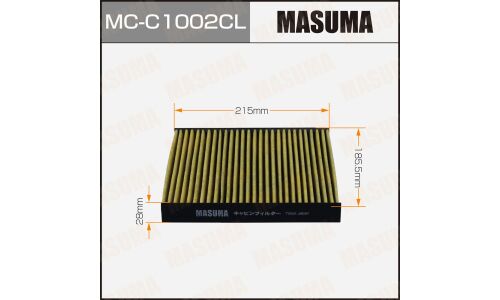 Фильтр салонный Masuma, угольный, арт. MC-C1002CL