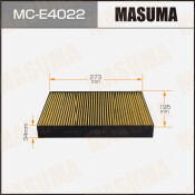 Фильтр салонный Masuma AC-0150, арт. MC-E4022