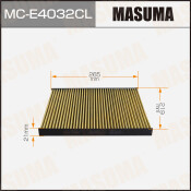 Фильтр салонный Masuma угольный, арт. MC-E4032CL Фильтр салонный Masuma угольный, арт. MC-E4032CL