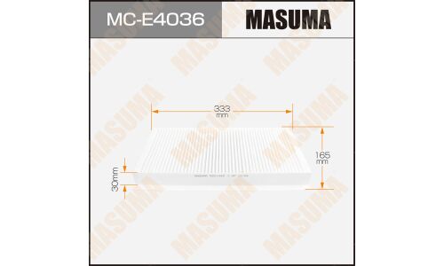 Фильтр салонный Masuma AC-0136, арт. MC-E4036