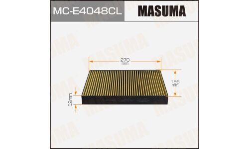 Фильтр салонный Masuma AC-0150C угольный, арт. MC-E4048CL